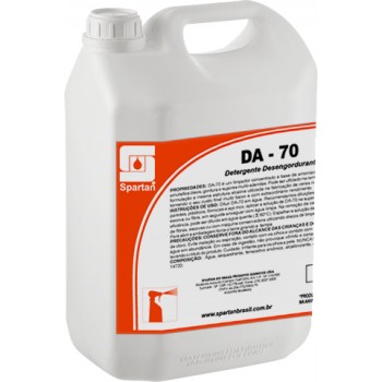 DA-70 Detergente Desengordurante - 5 Litros  (01 Litro faz até 50 Litros)